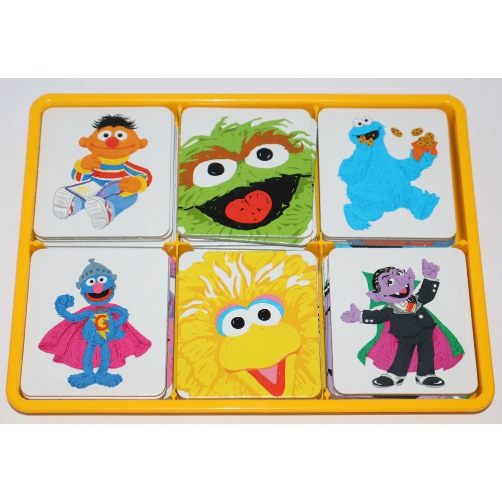 Hasbro Sesame Street Memory Game 36 Bigger Cards Preschool Matching Complete